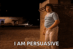 I am persuasive Agent saying, "I am persuasive".