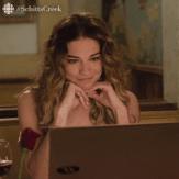 a woman using one touch for her website gif